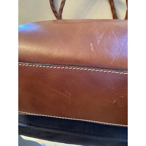 Patricia Nash Zancona Brown Leather Studs Bag - Picture 13 of 16
